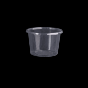 100 Ml Transparent Round Container