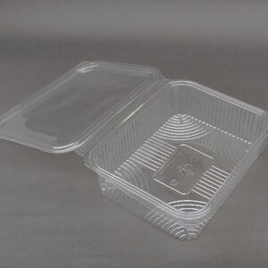 1250ml Clear PET Hinged Box