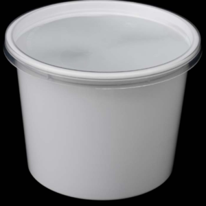 1500 ml White Round Container