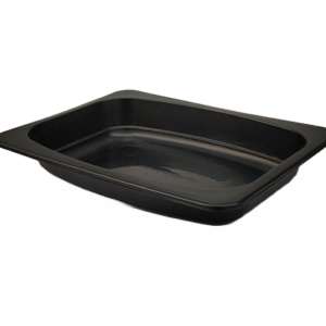 30 MM (450ml) Black Pasta Tray with Lid