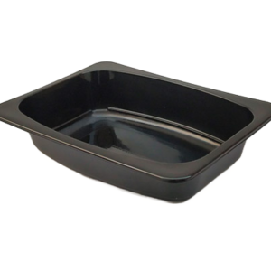 40 MM (550ml)Top seal pasta tray Black