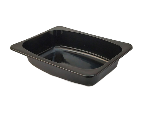 40 MM (550ml)Top seal pasta tray Black