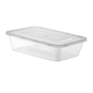 500 ml Transparent Rectangular Container