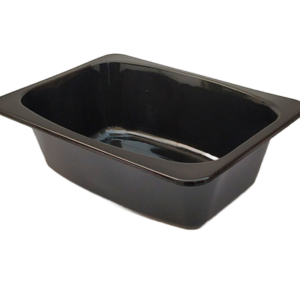 60 MM (900ml)Top seal pasta tray Black