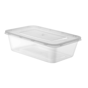 650 Ml Transparent Rectangular Container