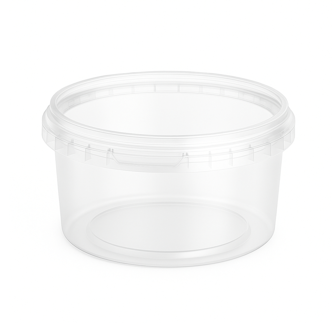 675 Ml Round Tamper Proof Container (125Dia)