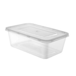 750 ml Transparnt Rectangular Container