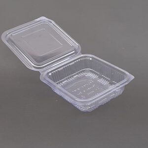 250ml Clear PET Hinged Dabba