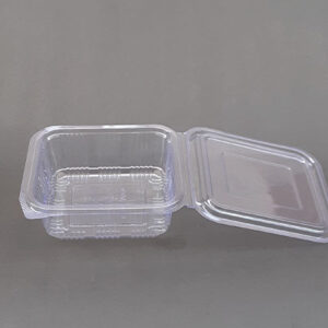 375ml Clear PET Hinged Box