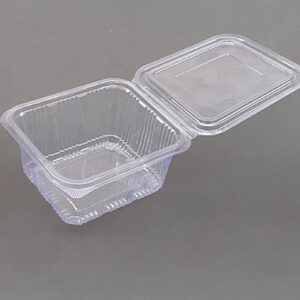 500ml Clear PET Hinged Deli Box