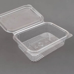 750ml Clear PET Hinged Deli Box