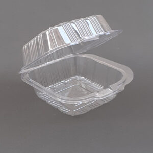 4x4x3 inch Clear PET Burger Box