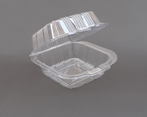 4x4x3 inch Clear PET Burger Box