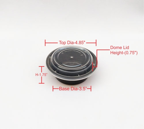 RO-10 (300 ml) Black Container - Image 2