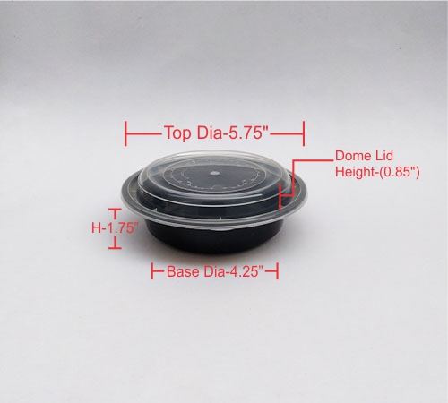 RO-16 (480 Ml) Black Container - Image 2